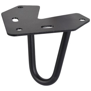 Duraline Meubelpoot Draad Staal 10cm Mat Zwart