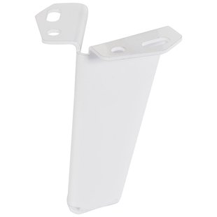 Duraline Meubelpoot Gevouwen Staal 10cm Wit