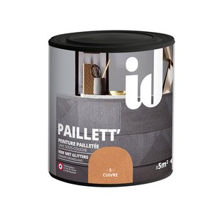 Glitterverf Paillett' 500ml Koper