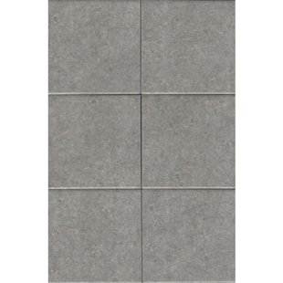 Wandtegel Fossi - Keramiek - Grijs - 10x10cm - Pakketinhoud 0,5m²