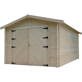 Solid Garage Traditional Hout 18,19m² 358x508cm