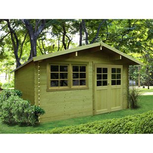 Massief Tuinhuis Superia Niort - Geïmpregneerd - 400x281cm