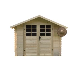 Solid Tuinhuis Initia Krakau - Onbehandeld - 280x281cm