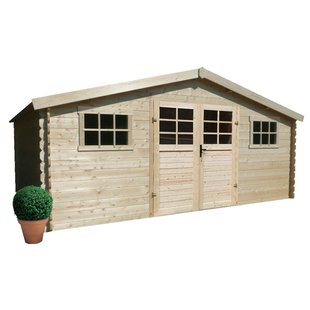 Solid Tuinhuis Initia Beignee - Onbehandeld - 490x371cm