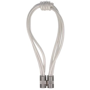 Gordijnbinder Magneet Wit