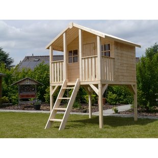Solid Kinderspeelhuis Op Poten 180x190cm Vurenhout