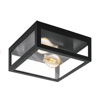 Eglo Plafondlamp Alamonte 1 Zwart 2xe27