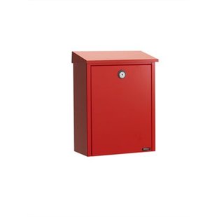 Allux Wandbrievenbus 200re - Staal - Rood - 38x39x14cm