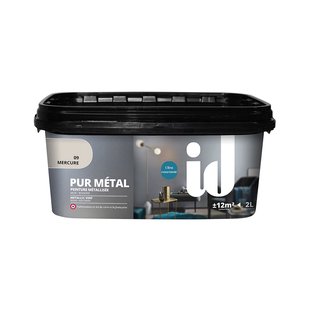 Pur Métal Muurverf - Metallic - Kwikzilver - 2l