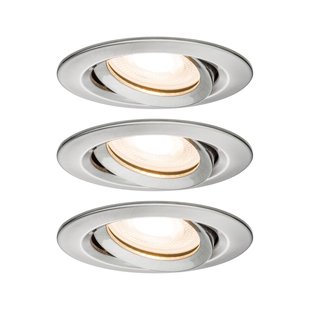 Paulmann Inbouwspot Led Nova Kantelbaar Ijzer 3x7w