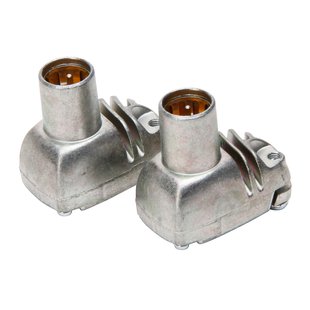 Kopp Coax Stekkers Haaks Mannelijk 7mm Push-on 2 St.