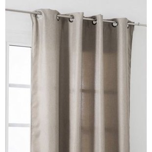 Amsterdam Lichtdoorlatend Kant En Klaar Gordijn Taupe 145 X 240 Cm