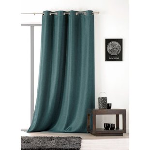 Amsterdam Lichtdoorlatend Kant En Klaar Gordijn Groen 145 X 240 Cm