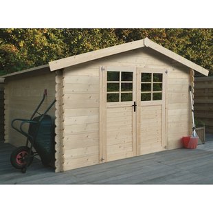 Solid Tuinhuis Initia Rovaniemi - Onbehandeld - 280x221cm