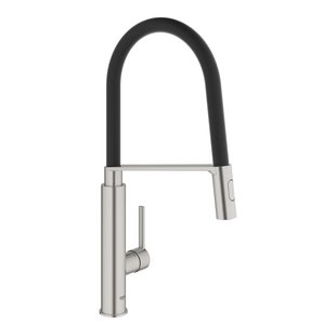 Grohe Keukenmengkraan Feel Met Uittrekbare Handdouche Supersteel Mat