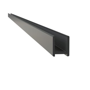 Sealskin - Vloerprofiel Mix&match 150cm - Zwart - Voor 8 Mm Dik Glas