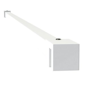 Sealskin Mix&match Stabilisatiesteun Vierkant 100cm Wit Voor 8mm Veiligheidsglas