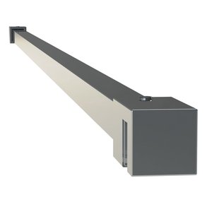 Sealskin Mix&match Stabilisatiesteun Vierkant 100cm Rvs Uitstraling Voor 8mm Veiligheidsglas