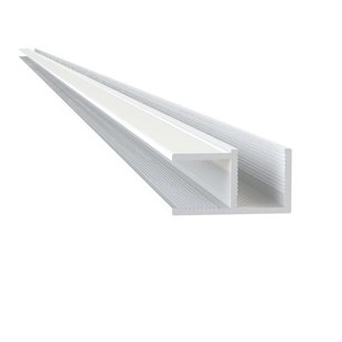 Sealskin - Hoekprofiel Mix&match 150cm - Wit - Voor 8 Mm Dik Glas