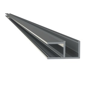 Sealskin - Hoekprofiel Mix&match 150cm - Rvs - Voor 8 Mm Dik Glas