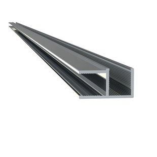 Sealskin - Hoekprofiel Mix&match 150cm - Chroom - Voor 8 Mm Dik Glas