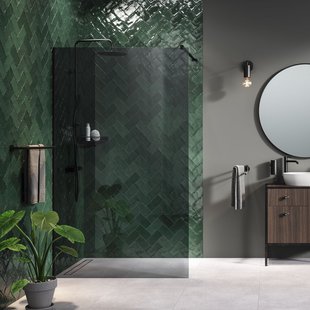 Sealskin - Inloopdouche Mix & Match 138 X 200cm - Zonder Profiel - 8 Mm Rookglas