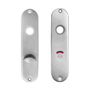 Langschild Wc 63/8mm Ovaal Aluminium