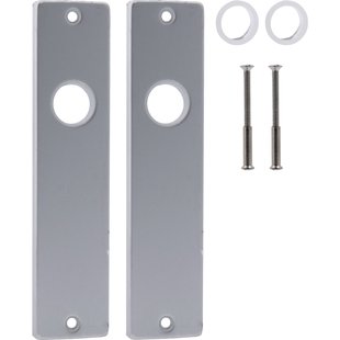 Langschild Blind Aluminium