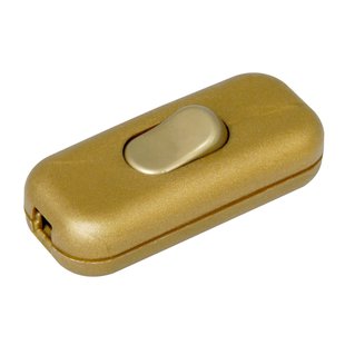 Kopp Snoerschakelaar 1 Polig 2a Goud-brons