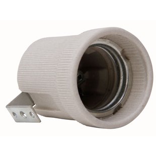 Kopp Lamphouder E27 Porselein Met Een Bevestigingsbeugel