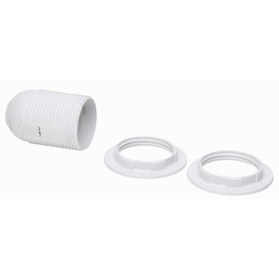Kopp Lamphouder E27 Met 2 Ringen Wit