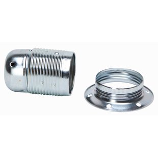 Kopp Lamphouder E27 Met 2 Ringen Chroom