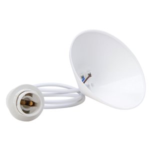 Kopp Snoerpendel E14 Met Kap 110mm Wit