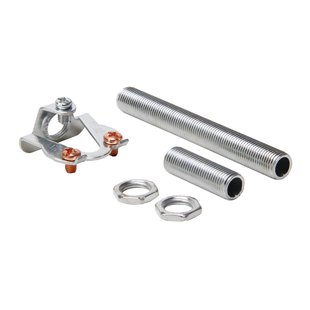 Kopp Verlichting Ophangset Buisnippel 30 + 80mm 2 Moeren M10