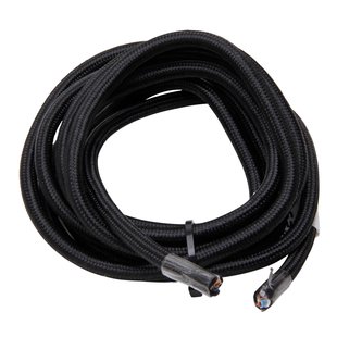 Kopp Textielsnoer 2m 2x0,75 Mm² Zwart