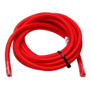 Kopp Textielsnoer 2m 2x0,75 Mm² Rood
