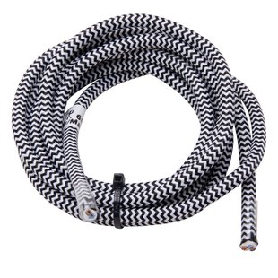 Kopp Textielsnoer 2m 2x0,75 Mm² Zwart-wit