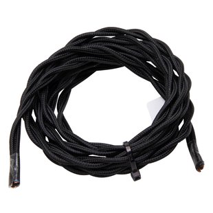 Kopp Textielsnoer 2m 2x0,75 Mm² Zwart