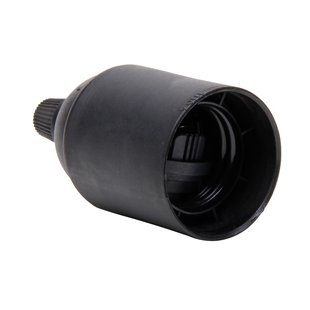 Kopp Lamphouder E27 + Trekontlasting Zwart