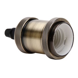 Kopp Lamphouder E27 Retro Zwart Chroom