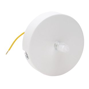 Kopp Plafondkap Met 1 Uitgang Voorzien Van Trekontlasting Wit