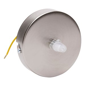 Kopp Plafondkap Met 1 Uitgang Voorzien Van Trekontlasting Satin