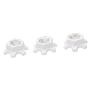 Kopp Kunststof Moer M10 3 Stuks