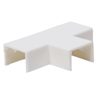 Kopp T-stuk Voor Kabelgoot 15x10mm Wit 4 Stuks