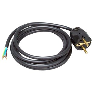 Kopp Aansluitsnoer Met Stekker Ra 2m Snoer Zwart