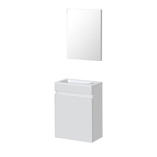 Aquazuro Fonteinset Napoli 40cm Hoogglans Wit