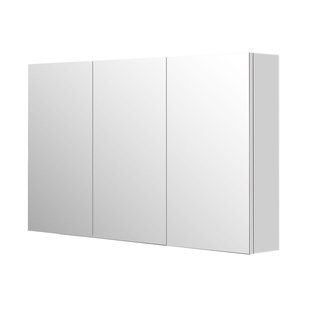 Aquazuro Spiegelkast Napoli 120cm Hoogglans Wit