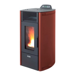 Qlima Pelletkachel Viola 85s - 7.6kw - Rood
