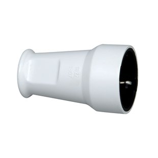 Kopp Contrastekker Randaarde Pvc Wit