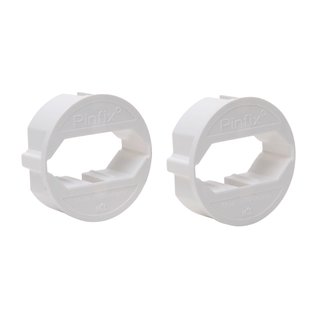 Pinfix Stopcontact Adapter Wit 2 Stuks